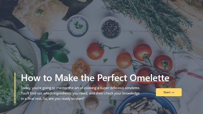 How to make perfect omelette course